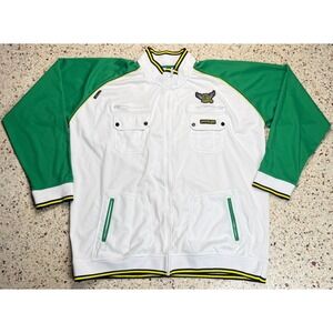 AKDMKS Jeanius Level Men's Full Zip Multi Pocket Track Jacket Size 4XL